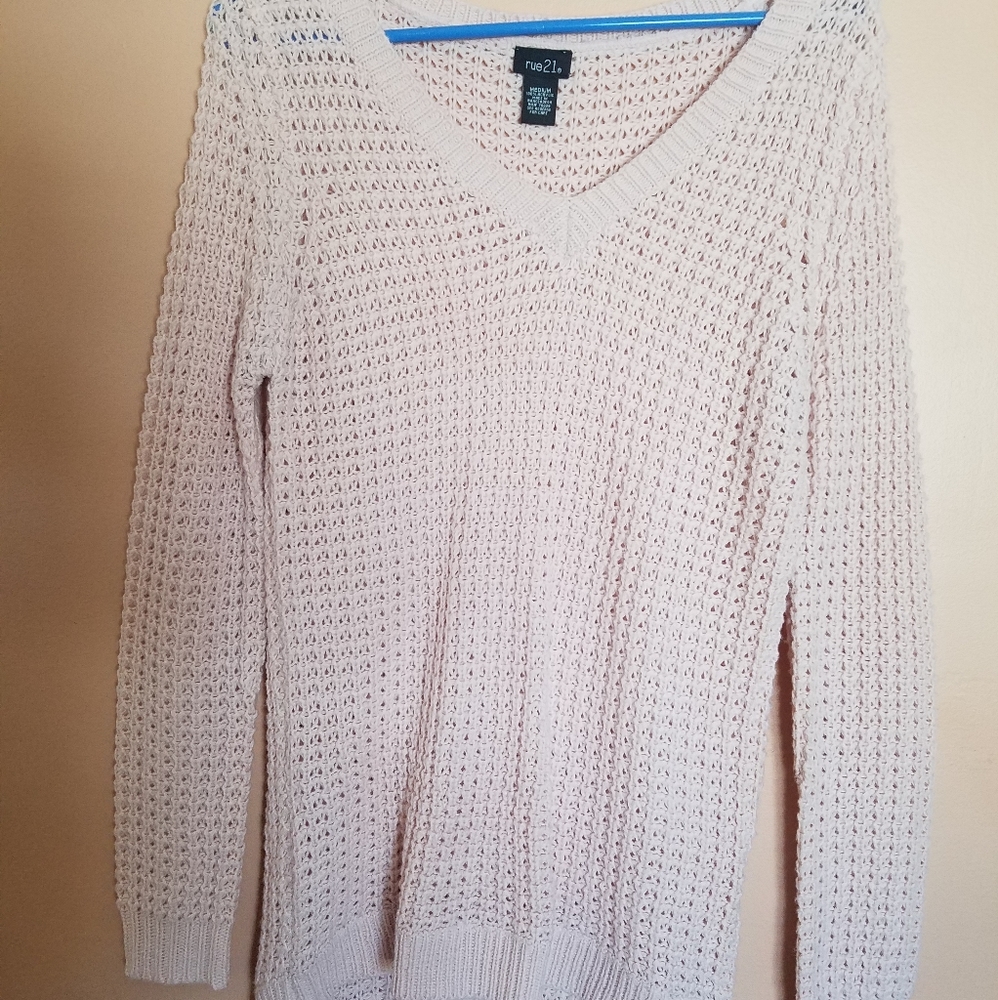Rue 21 Pink Sweater